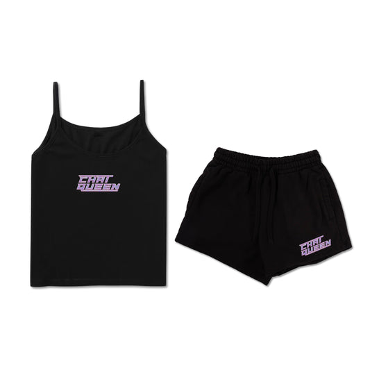 Chat Queen Tank Top & Shorts Set